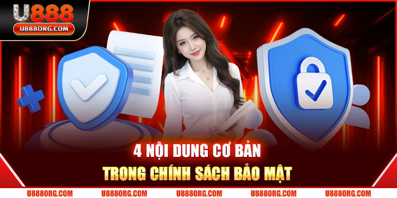 Nội dung cơ bản trong chính sách bảo mật